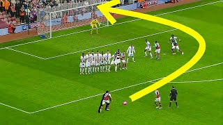 Top 10 Outstanding Free Kick goals HD [upl. by Allerus401]