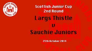 25102014 Largs Thistle v Sauchie Juniors  Incomplete match [upl. by Amalbena]