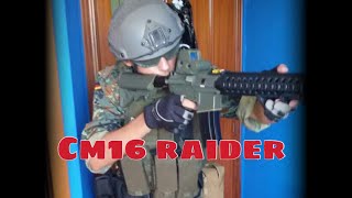 Cm16 Raider Comparativa con GR15 Raider MAPACHE Airsoft España [upl. by Yrocal468]