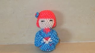 Tuto Kokeshi loom [upl. by Redienhcs755]