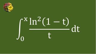 Solving definite integral using polylogarithm function [upl. by Verile]