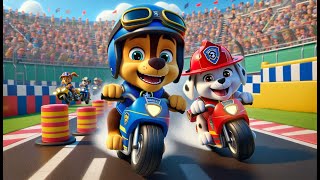 Paw Patrol Ultimate Rescue  CHASE x MARSHALL On The Track  Very Funny Story  Rainbow 3 [upl. by Mchugh]