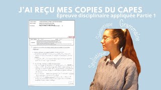 SÉMANTIQUE GRAMMAIRE ET STYLISTIQUE au CAPES de lettres modernes analyse copie 19520 [upl. by Dajma578]