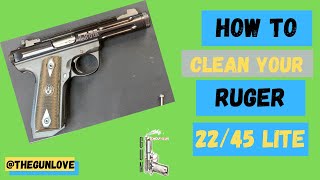 RUGER 2245 LITE Cleaning Tutorial [upl. by Ty]