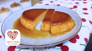 Creamy smooth and delicious Leche Flan  Filipino Crème Caramel  Happy Tummy by Stephanie [upl. by Hairam]