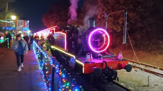 The Epping Ongar Lights Express Train Little Video 2024 [upl. by Lamdin304]