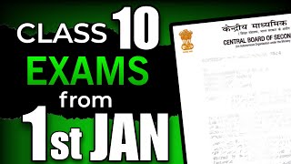 CBSE Datesheet Class 10 2024 out 1st Jan se honge exams😱 [upl. by Aerdnua661]