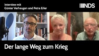 Interview mit Günter Verheugen und Petra Erler zu ihrem Buch „Der lange Weg zum Krieg“ [upl. by Lehcim94]