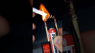 Homemade heater science experiments trending science [upl. by Ahseekal]