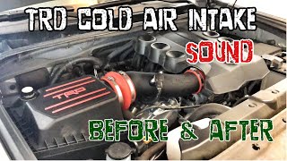 【TRD²⁹】 Hear the Difference TRD Cold Air Intake on 4Runner 🚙💨 [upl. by Nelly179]