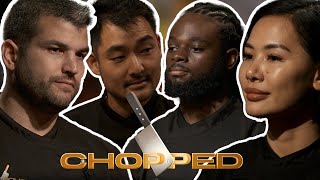 Chopped Meatballs Cukes Hot 🍗 Seasoning Nut Brittle  Full Episode Recap  S54 E1  Food Network [upl. by Akinat]