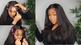 5X5 GLUELESS HD WIG INSTALL  SUPER EASY amp BEGINNER FRIENDLY  DolaHair  RXMI [upl. by Nerradal991]