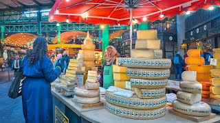 Visiting London’s Borough Market  London Walk incl City of London to Old Street  4K HDR [upl. by Renferd569]