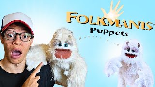 AMAZING FOLKMANIS YETI PUPPET REVIEW [upl. by Asir]