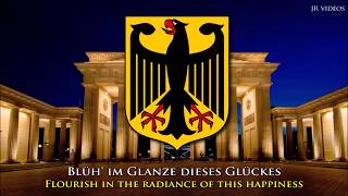 National Anthem of Germany DEEN lyrics  Deutsche Nationalhymne [upl. by Aicena]