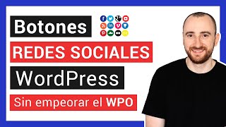 ✅ Añadir Botones para Redes Sociales a WordPress ❗ Sin Empeorar el WPO ❗  2020 [upl. by Emeric]