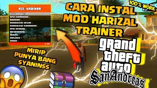 MOD Menyoo Untuk GTA SA Tutorial Instal Mod Rizal Trainer GTA SA PC 100 Work Mirip Punya Syaninns [upl. by Eimot]