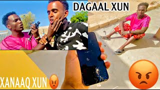 PRANK XUN  Waligay sidan uma xanaaqin  waa Mar labaadki layga jabiyay  broke my iphone [upl. by Delaryd]