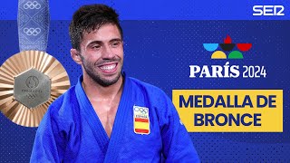 ¡Así narramos la MEDALLA DE BRONCE de Fran Garrigós en JUDO en los Juegos Olímpicos de Paris 2024 [upl. by Nylrebma32]