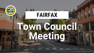 Fairfax Town Council October 16 2024 [upl. by Nyrraf154]