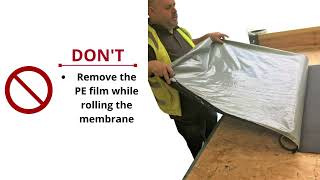 RESITRIX® EPDM Membrane Installation Dos amp Donts video [upl. by Esten]