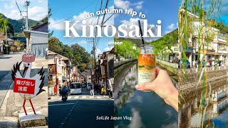 Autumn trip to Kinosaki onsen ♨️  Japans famous hot spring town 25 hours from Kyoto [upl. by Llorrac]