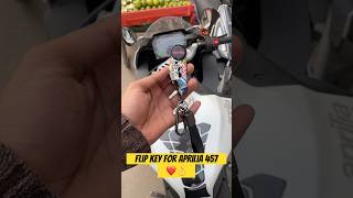 Flip key for Aprilia 457 flipkey aprilia modified love riders subscribe explore [upl. by Ehtyaf215]