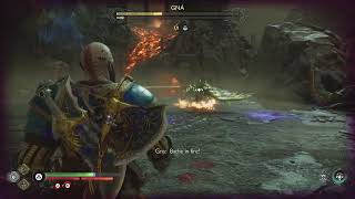 God of War Ragnarok Can Anyone Beat Valkyrie Queen Gan without Weapon in NO MERCY  4K PS5 [upl. by Thordia842]