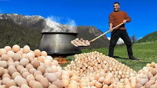 Recipe Of 500 Chicken EggsA Peaceful Life Away From The Hustle And Bustle Of The City [upl. by Anaicul]