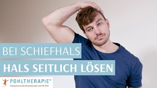 Übung bei Schiefhals – Verspannung seitlich am Hals lösen [upl. by Eanahs]