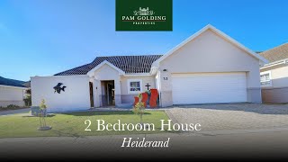 2 bedroom house for sale in Heiderand  Pam Golding Properties [upl. by Lathe]