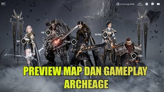 Preview Map Dan Gameplay ArcheAge War Game MMORPG [upl. by Linn]