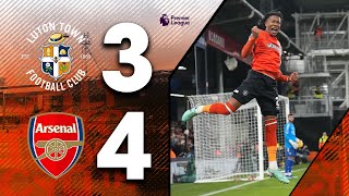 Luton 34 Arsenal  Heartbreak 😫  Premier League Highlights [upl. by Dar]