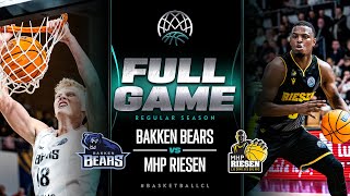 Bakken Bears v MHP Riesen  Full Game  Basketball Champions League 202223 [upl. by Jacquette448]