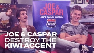 JOE amp CASPAR DESTROY THE KIWI ACCENT [upl. by Bowie534]