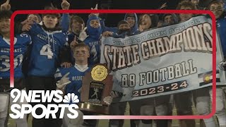 Mancos shuts out Haxtun in 8man football championship for firstever state title [upl. by Standley]