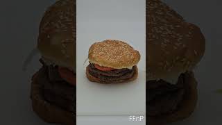 Burger King Triple Whopper Cut In Half A monster burger [upl. by Amron806]