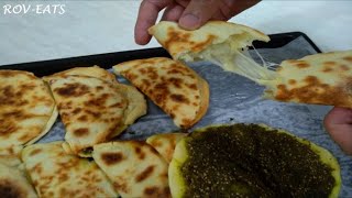 ZAATAR amp CHEESE MANAKISH zaatar manakish [upl. by Atikahc]