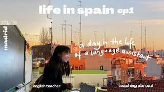 ep1  life in spain 🇪🇸 a day in the life of a language assistant in madrid  vlog [upl. by Anivel]