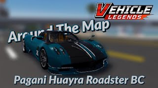 24 laps of around the map with 2020 Pagani Huayra Roadster BC Vehicle Legends [upl. by Atalante]