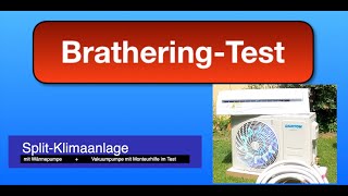 Danyon Klimaanlage als Heizung Test  Vakuumpumpe für R32 Klimaanlage Test Heizen mit Klimaanlage [upl. by Ver]