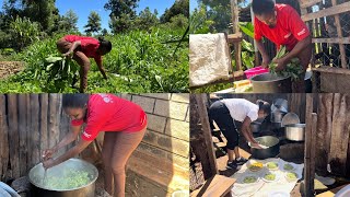 Cooking African Traditional Food  African Village Life [upl. by Cirad722]