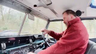 land rover series 2a 109 2 6 dormobile for sale in action  starting idling [upl. by Junia564]