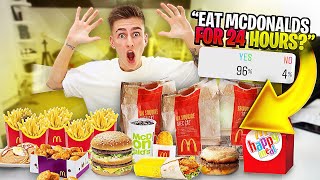 I Let My INSTAGRAM FOLLOWERS Control My MCDONALDS ORDER For 24 HOURS bad idea [upl. by Nyllek137]