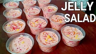 Jelly Salad Dessert  How To Make Jelly Salad Dessert  Jelly Salad Street food [upl. by Mahmoud512]