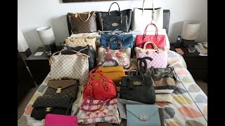 My ENTIRE handbag collection [upl. by Ahsinad]