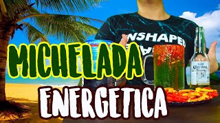 MICHELADA ENERGÉTICA AMPER BLUE  Recetas Chingonas [upl. by Snyder415]