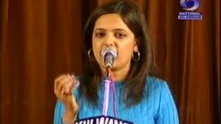 Sugandha Mishra Mimicry Performance in College [upl. by Yerac]