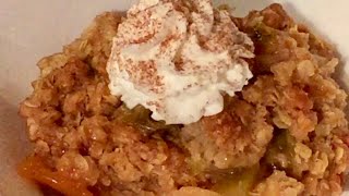 Rhubarb Apple Crisp [upl. by Obola620]