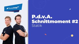 Prinzip der virtuellen Arbeit  Schnittmoment berechnen 2 Technische Mechanik StudyHelp [upl. by Adnima147]